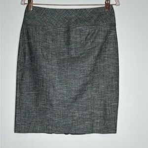 Chic Gray Pencil Skirt